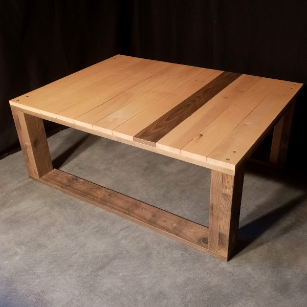 table basse en bois recyclé