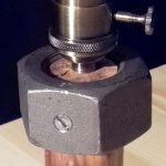 lampe bois et métal