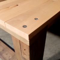 table basse en bois recyclé